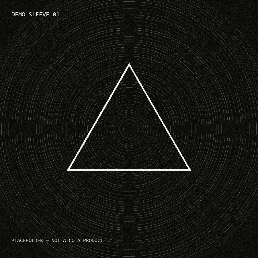 Demo sleeve artwork for Release Title 01