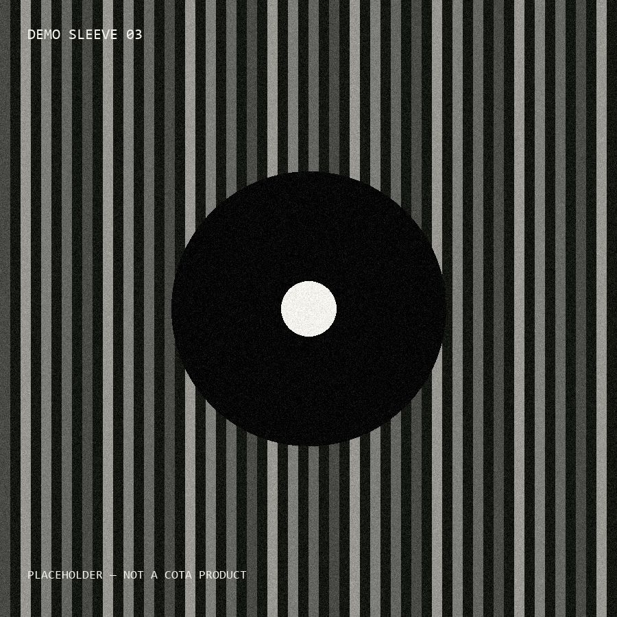 Demo sleeve artwork for Release Title 03